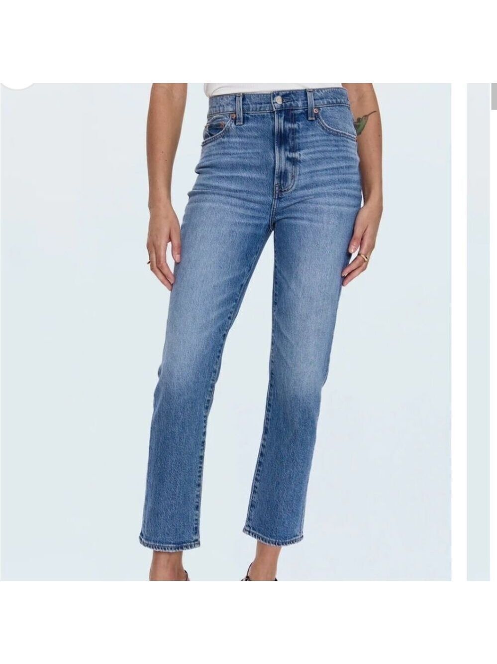 3361 Bri High Rise Slim Straight Jean - Charleston Sz 28/6 NWT